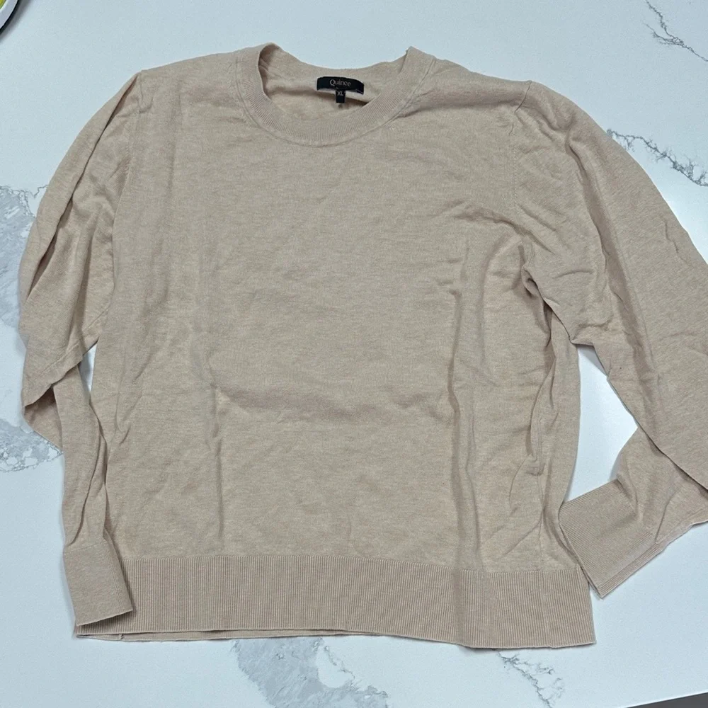 Lightweight Cotton Crew Sweater - Picture 3 of 5